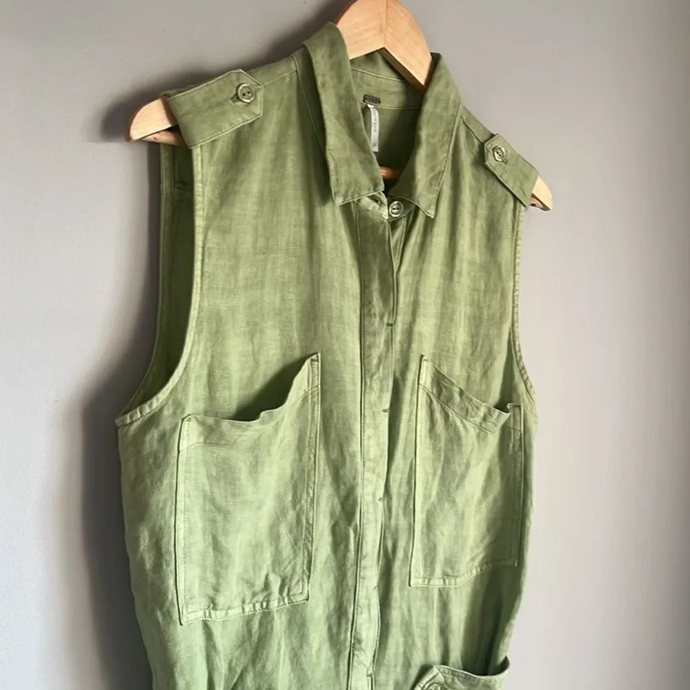 YFB HUDSON ROMPER // BAYLEAF PIGMENT - Picture 7 of 14